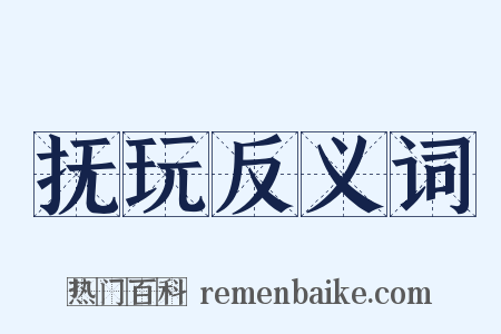 抚玩反义词是什么意思的图片